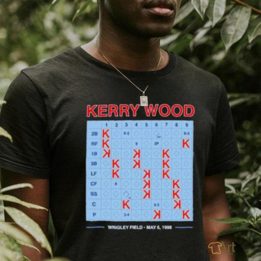 Kerry wood 20 strikeout scorecard shirt