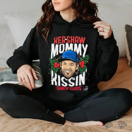 Kershaw Mommy Kissin’ Santa Claus Christmas Shirt