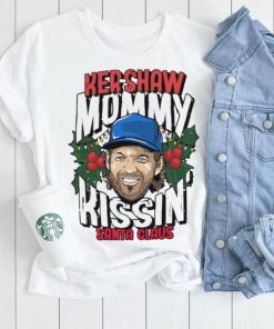 Kershaw mommy kissin’ Santa Claus shirt