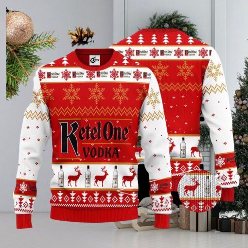 Ketel One 3D Ugly Christmas Sweater Unisex Sweater Christmas Gift