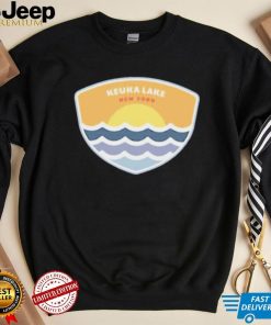 Keuka Lake New York Ny Retro Water Sunrise And Sunset Shirt