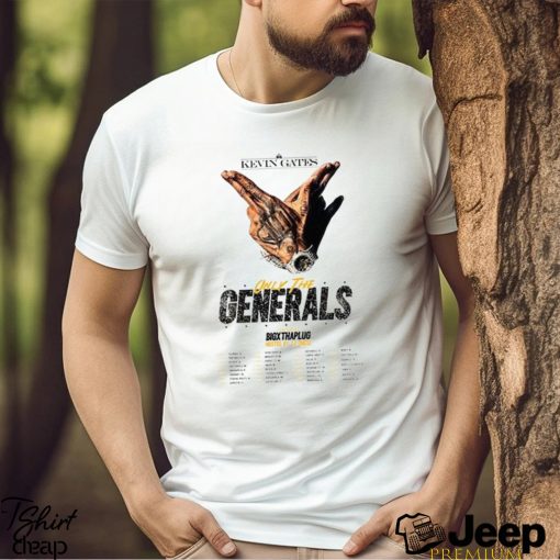 Kevin Gates Only The Generals Tour 2023 Featuring Big X Tha Plug Hosted By DJ Chose Sweatshirt, Kevin Gates Concert Shirt, Only The Generals Kevin Gates 2023 Merch Shirt