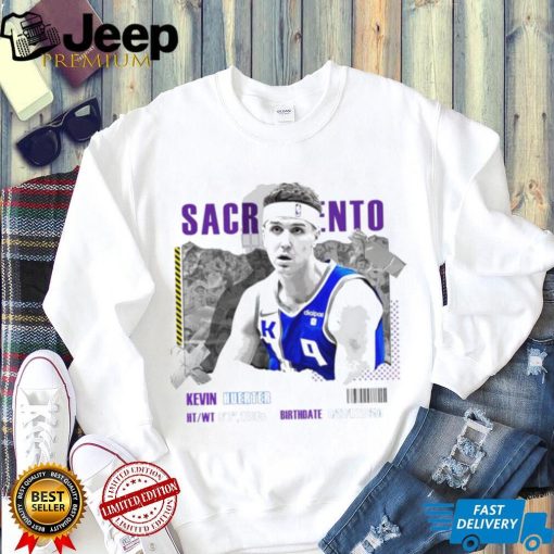 Kevin Huerter Sacramento Kings basketball player information paper shirt