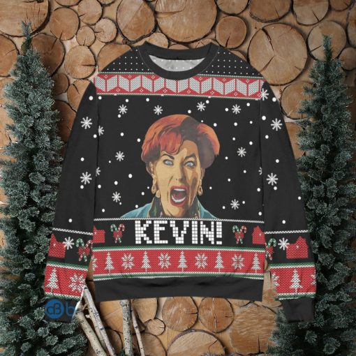 Kevin! Meme Home Alone Snowflake Christmas Pattern Ugly Christmas Sweater Christmas Gift For Men And Women