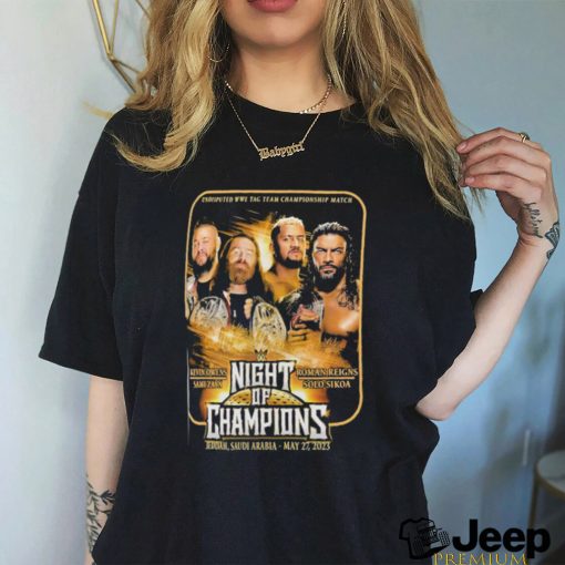 Kevin Owens & Sami Zayn vs. Roman Reigns & Solo Sikoa Night of Champions Matchup T Shirt