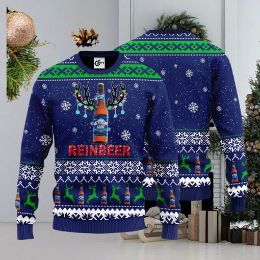 Keystone Light Reinbeer 3D Ugly Christmas Sweater Unisex Sweater Christmas Gift