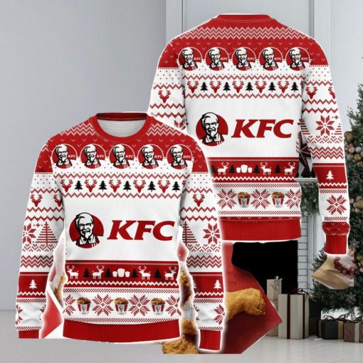 Kfc Ugly Christmas Sweater 3D All Over Printed Sweaters Christmas Gift