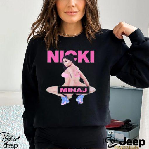 Khaki Nicki Minaj Print Shirt