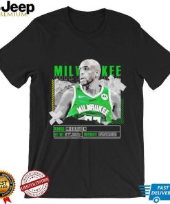 Khris Middleton Milwaukee Bucks basketball player pose paper gift shirt