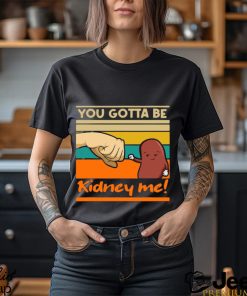 Kidney Funny Pun For A Kidney Donor Vintage Retro T shirt