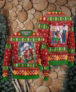 Killua Zoldyck Anime Ugly Christmas Sweater Hunter x Hunter Xmas Gift