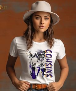 Kirk Cousins number 8 Minnesota Vikings football player pose gift shirt