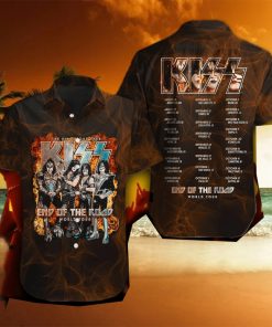 Kiss Band KISS albums Hawaiian Shirt Gift For Fans hawaiian shirt