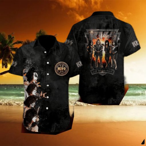 Kiss Band Rock icons Hawaiian Shirt Gift For Fans