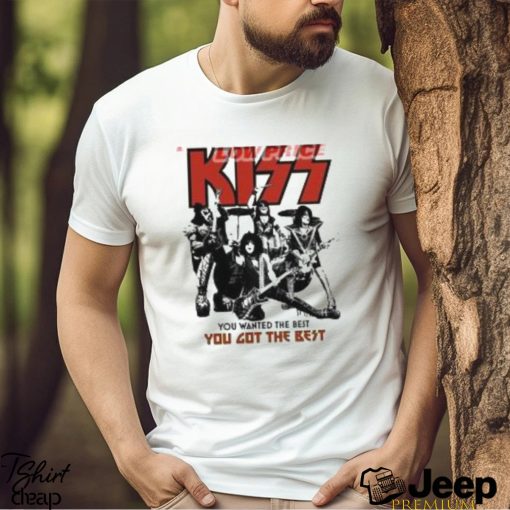 Kiss Band You Wanted The Best You Got The Best Merch, Kiss Band End Of The Road World Tour 2023 Shirt, Kiss Band Vintage T Shirt