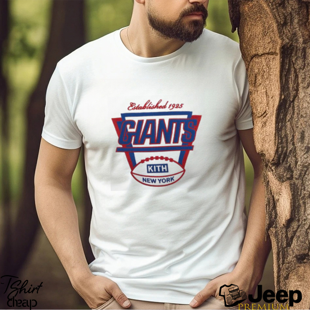 Kith for the NFL Giants 1925 Nelson shirt - teejeep