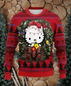 Kitty Noel Mc Thanksgiving Women Mens Ugly Christmas 3D Knitted Sweater