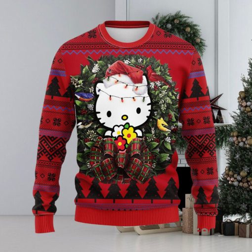 Kitty Noel Mc Thanksgiving Women Mens Ugly Christmas Sweater