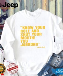 Know Your Role And Shut Your Mouth You Jabroni Tank Travis Kelce Shirt