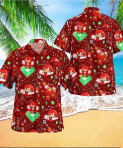 Knuckles Red Hedgehog Hawaiian Shirt Gift For Men And Women