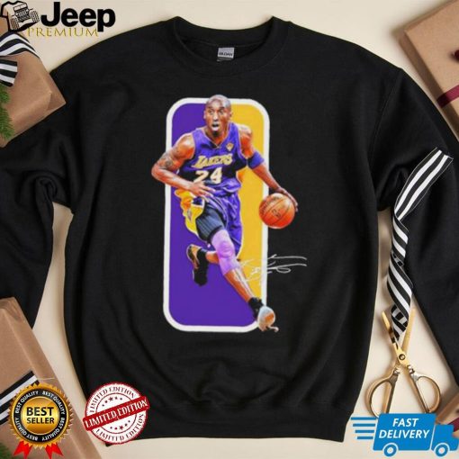 Kobe Bryant NBA Los Angeles Lakers MVP signature shirt