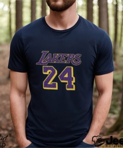 Kobe Bryant Nba Lakers 24 Adidas Logo Shirt