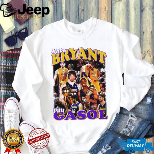 Kobe Bryant Pau Gasol shirt