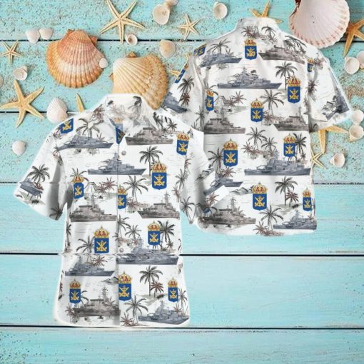 Koster class Sweden Navy Hawaiian Shirt Best Style For Men Women