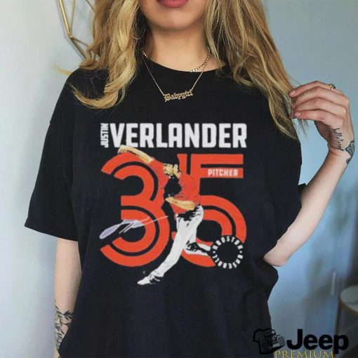 Justin Verlander Inline signature shirt