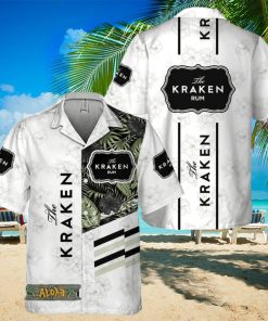 Kraken Rum White Tropical Flower Hawaiian Shirt For Men And Women Gift Hawaiian Beer