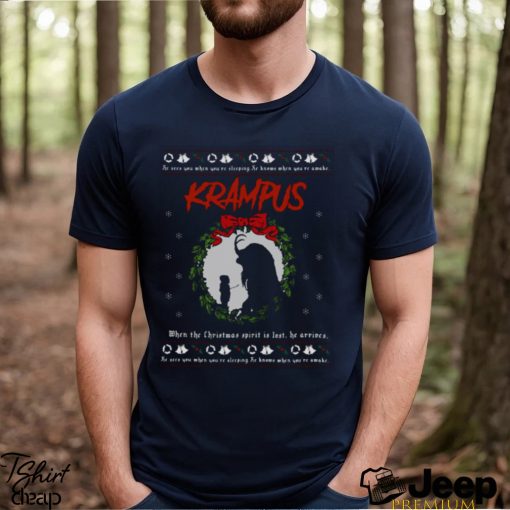 Krampus Ugly Christmas Pattern shirt