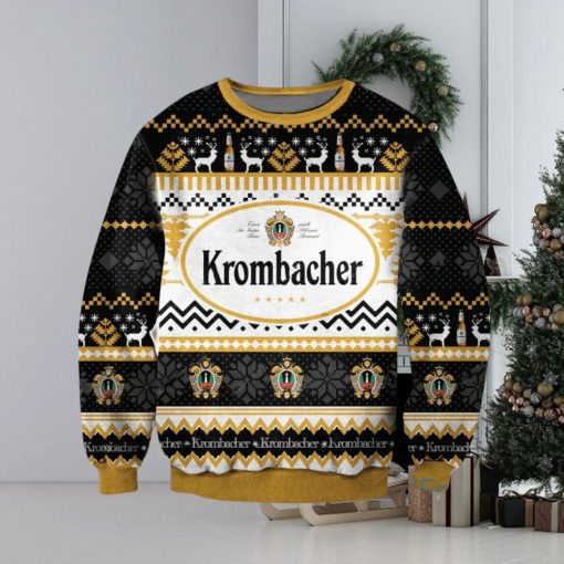 Krombacher 3D Ugly Christmas Sweater Christmas Gift