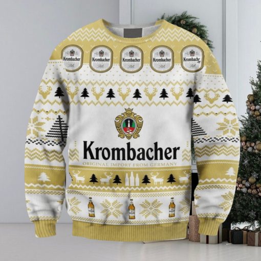 Krombacher Beer Print Christmas Sweater