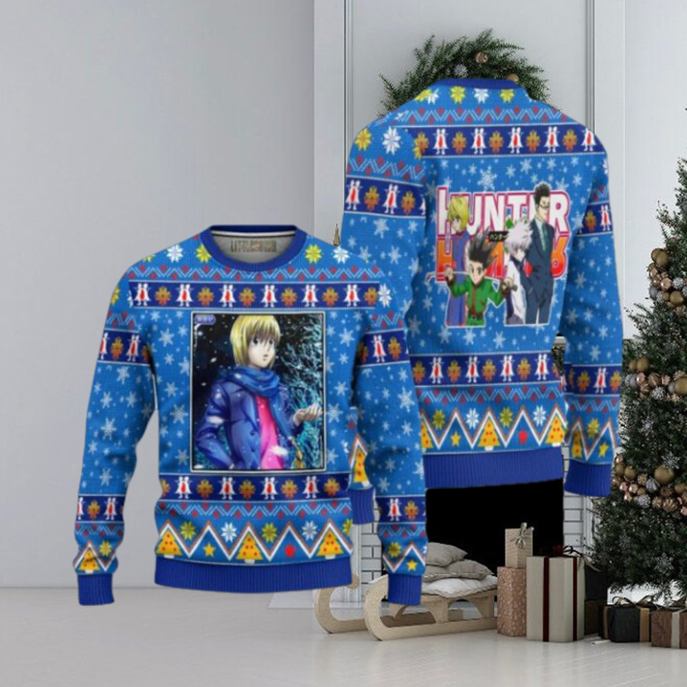 Kurapika Anime Hunter x Hunter Xmas Ugly Christmas Sweater Gift