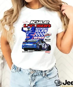 Kyle Larson wins at the Glen 5 wins racing car shirt