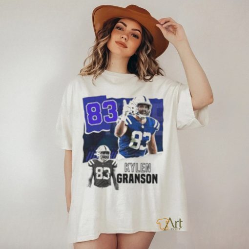 Kylen Granson American football tight end indianapolis colts NFL T Shirt