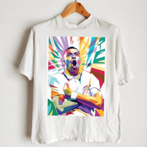 Kylian Mbappe illustration Kids T Shirt