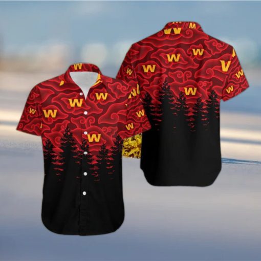 Washington Football Team Ninja Cloud Blackest Hawaiian Shirt Holiday Gift For Halloween
