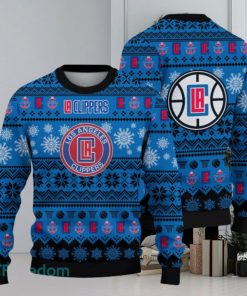 LA Clippers National Basketball 3D Ugly Christmas Sweater Men And Women Gift