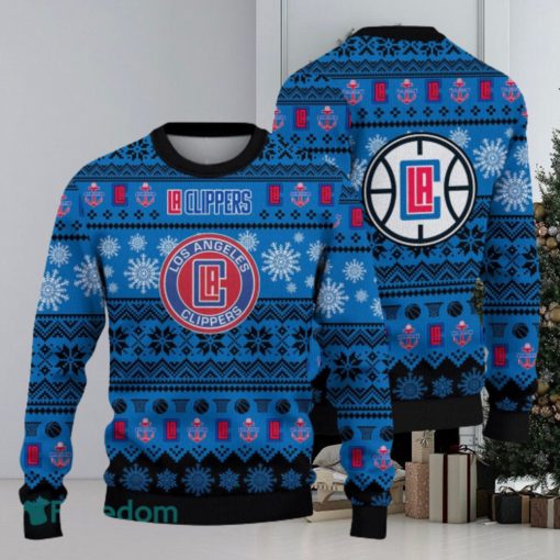 LA Clippers National Basketball 3D Ugly Christmas Sweater Men And Women Gift