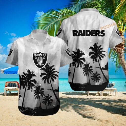 LAS VEGAS RAIDERS NFL HAWAIIAN SHIRT