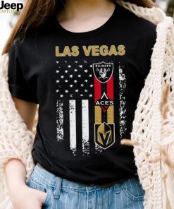 LAS VEGAS TEAM SPORT LAS VEGAS RAIDERS LAS VEGAS ACES VEGAS GOLDEN KNIGHTS SHIRT