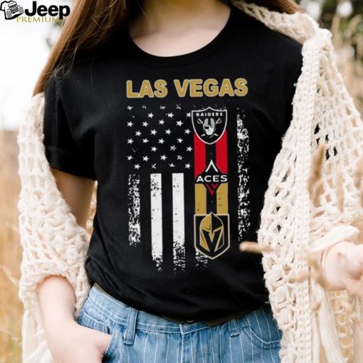 LAS VEGAS TEAM SPORT LAS VEGAS RAIDERS LAS VEGAS ACES VEGAS GOLDEN KNIGHTS SHIRT