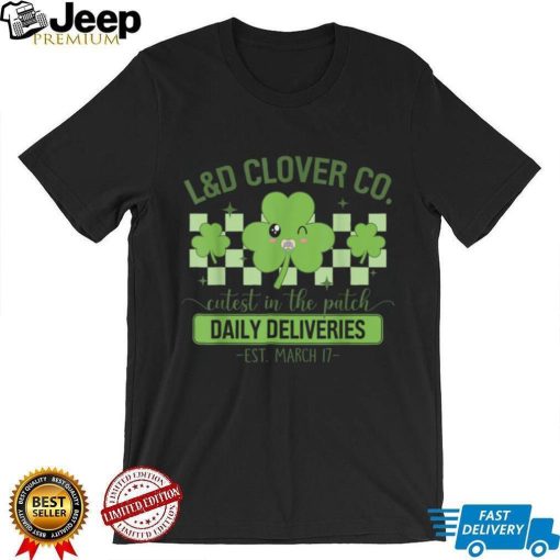 L&D Clover Co. Funny St Patrick’s Day Labor And Delivery T Shirt