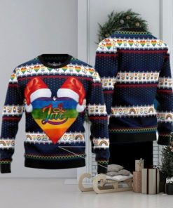 LGBT Heart Love Ugly Christmas Sweater