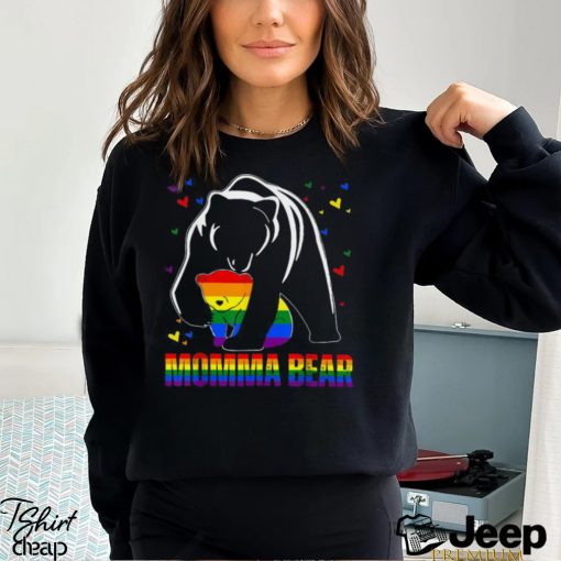 LGBT Mama Momma Bear Gay Pride Proud Mom Mother’s Day T Shirt