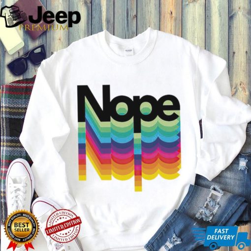 LGBT Pride Nope logo shirt