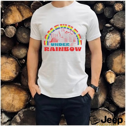 LGBT Somewhere under the rainbow retro shirt