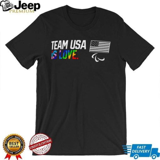 LGBT Team USA is Love Paralympics Pride shirt