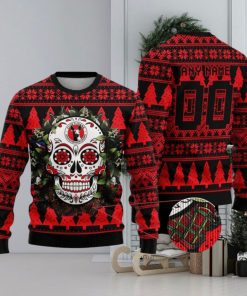 LIGA MX Club Tijuana Special Sugar Skull Christmas Ugly Sweater Custom Number & Name